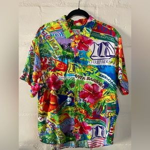 Vintage Jams World,Hawaiian,Boating,Marinas & Ports, chart house theme shirt.